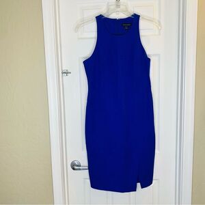 Banana Republic Sleeveless Blue Dress Size 12 Petite